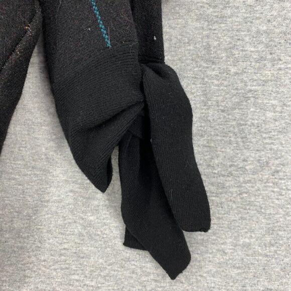 New York & Co Sweater Womens Small Black 7th Ave 3/4 Knotted Sleeve NEW - Picture 8 of 13